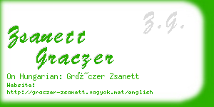 zsanett graczer business card